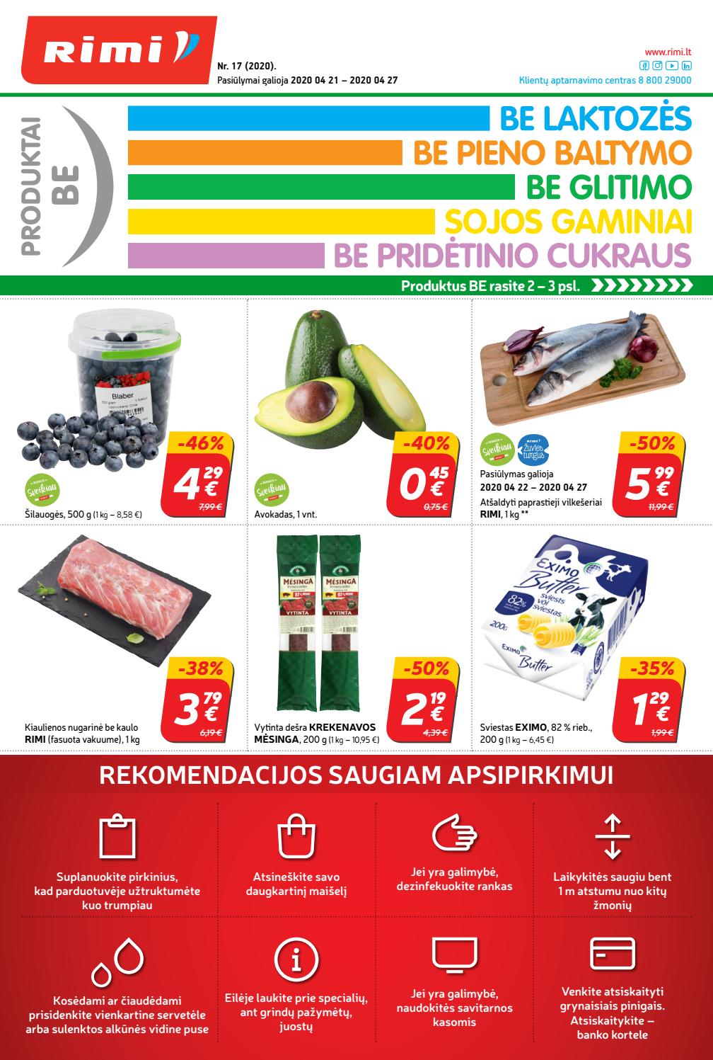 Rimi savaitinis leidinys akcijos nuo 
  2020-04-21 iki 
  2020-04-27 | Leidinukas.lt puslapis 1