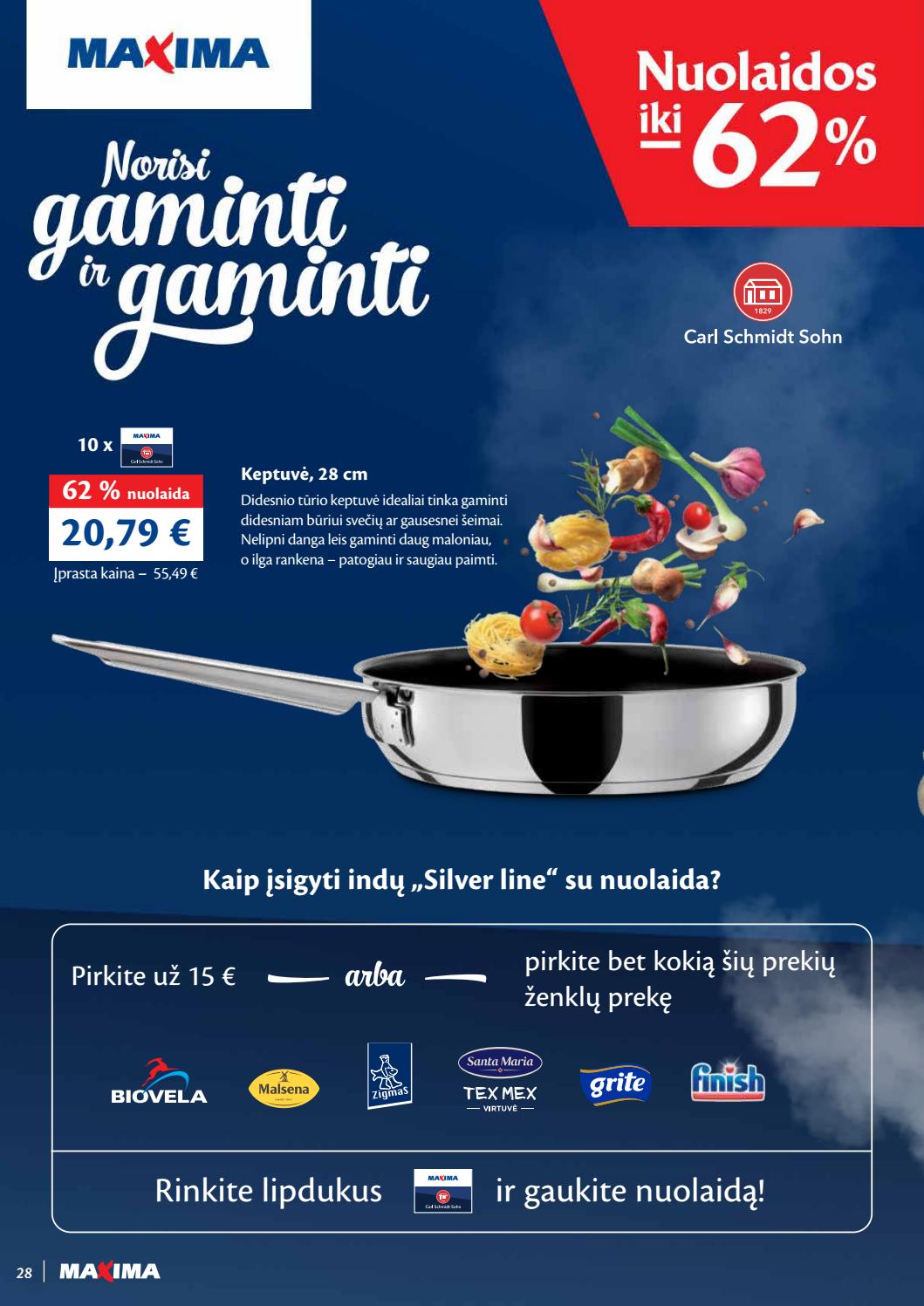 Maxima kaininis leidinys akcijos nuo 
  2020-12-08 iki 
  2020-12-14 | Leidinukas.lt puslapis 28