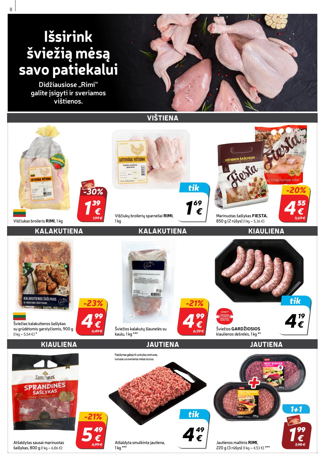 Rimi savaitinis leidinys akcijos nuo 
  2019-05-28 iki 
  2019-06-03 | Leidinukas.lt puslapis 9