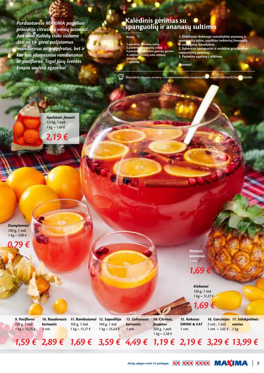 Maxima kaininis leidinys akcijos nuo 
  2019-12-05 iki 
  2019-12-18 | Leidinukas.lt puslapis 7