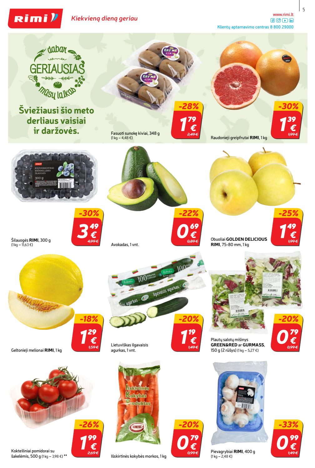 Rimi savaitinis leidinys akcijos nuo 
  2020-03-31 iki 
  2020-04-06 | Leidinukas.lt puslapis 5