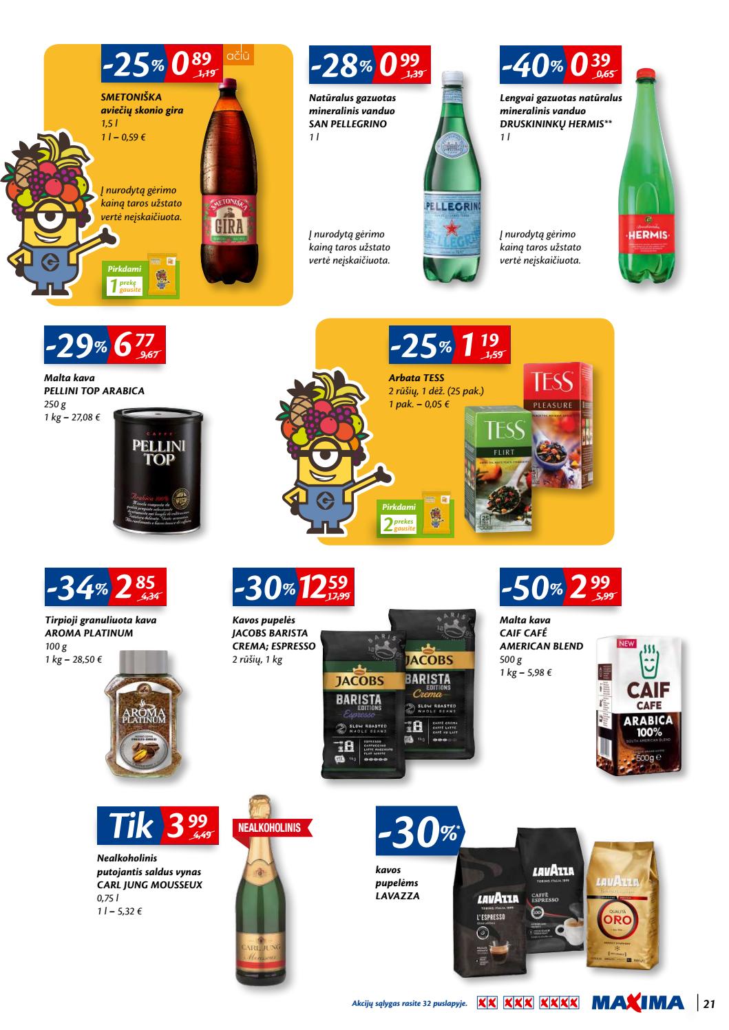 Maxima kaininis leidinys akcijos nuo 
  2019-10-24 iki 
  2019-11-06 | Leidinukas.lt puslapis 21