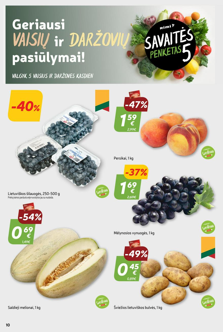 Rimi savaitinis leidinys akcijos nuo 
  2023-08-22 iki 
  2023-08-28 | Leidinukas.lt puslapis 10