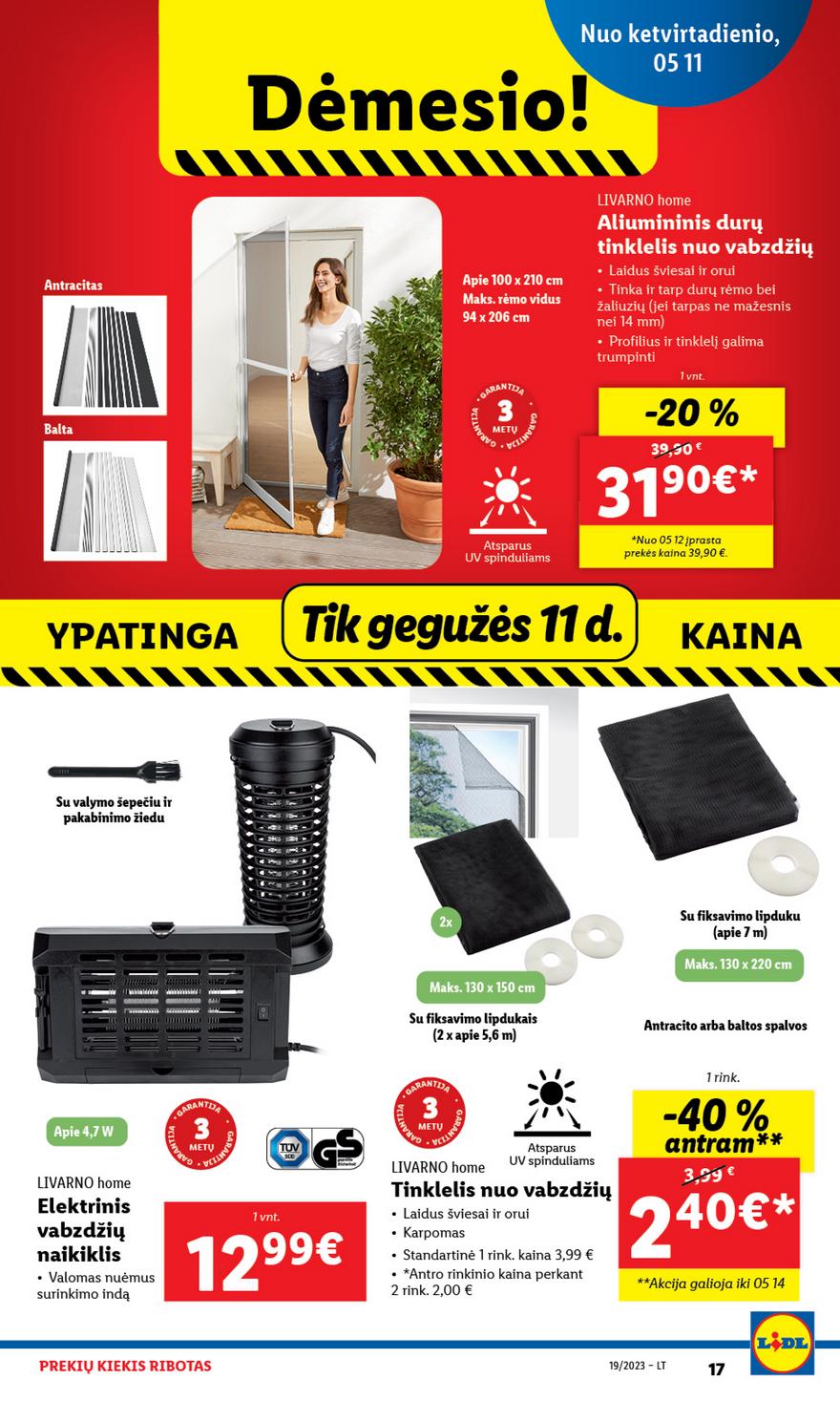 Ldil ne maisto prekių pasiūlymai akcijos nuo 
  2023-05-08 iki 
  2023-05-14 | Leidinukas.lt puslapis 17