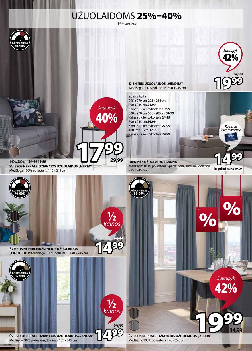Jysk leidinys akcijos nuo 
  2021-07-06 iki 
  2021-07-19 | Leidinukas.lt puslapis 20