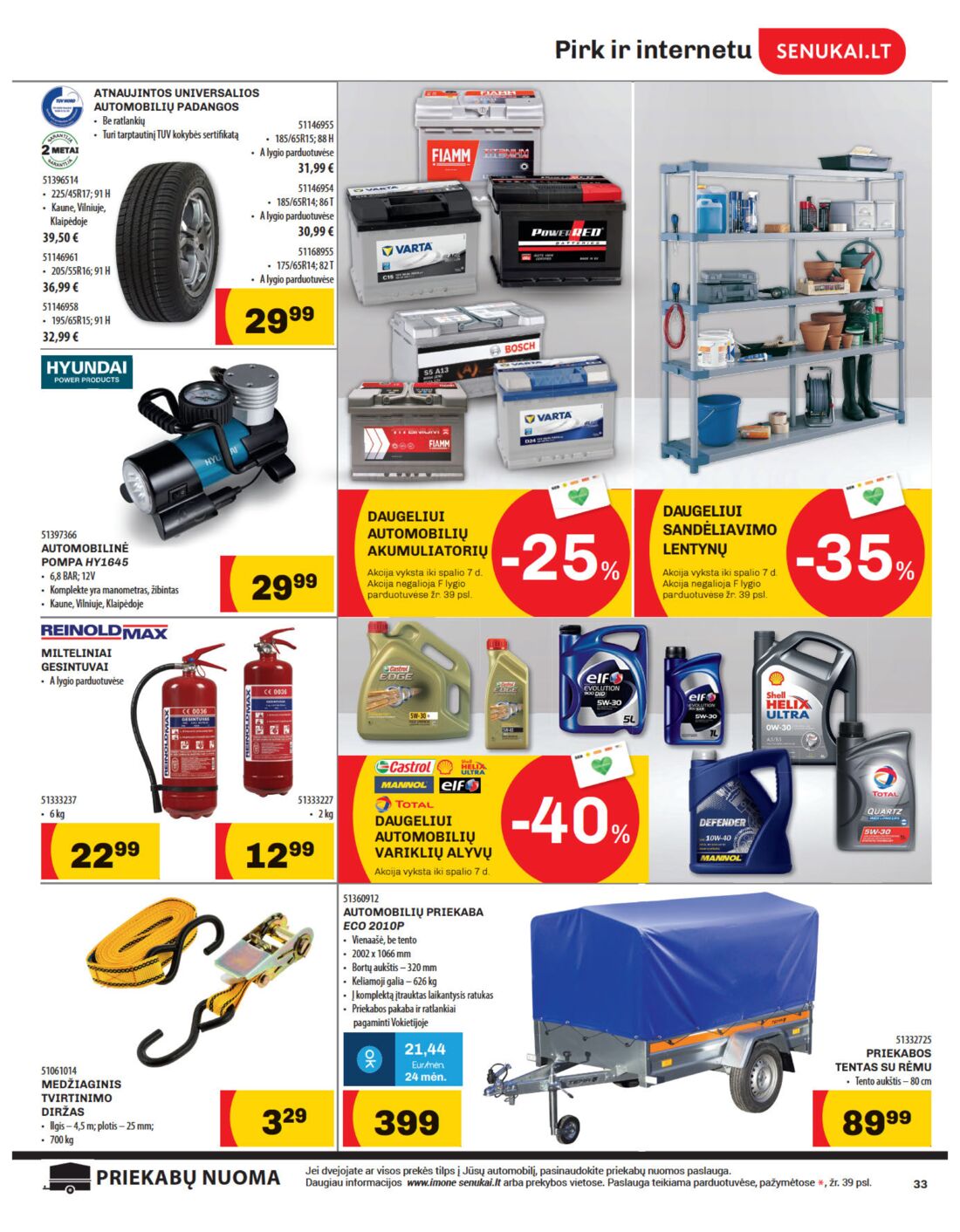 Senukai reklaminis leidinys akcijos nuo 
  2019-09-20 iki 
  2019-10-07 | Leidinukas.lt puslapis 33