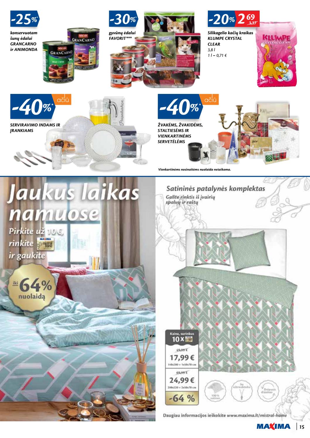 Maxima kaininis leidinys akcijos nuo 
  2019-12-03 iki 
  2019-12-09 | Leidinukas.lt puslapis 15
