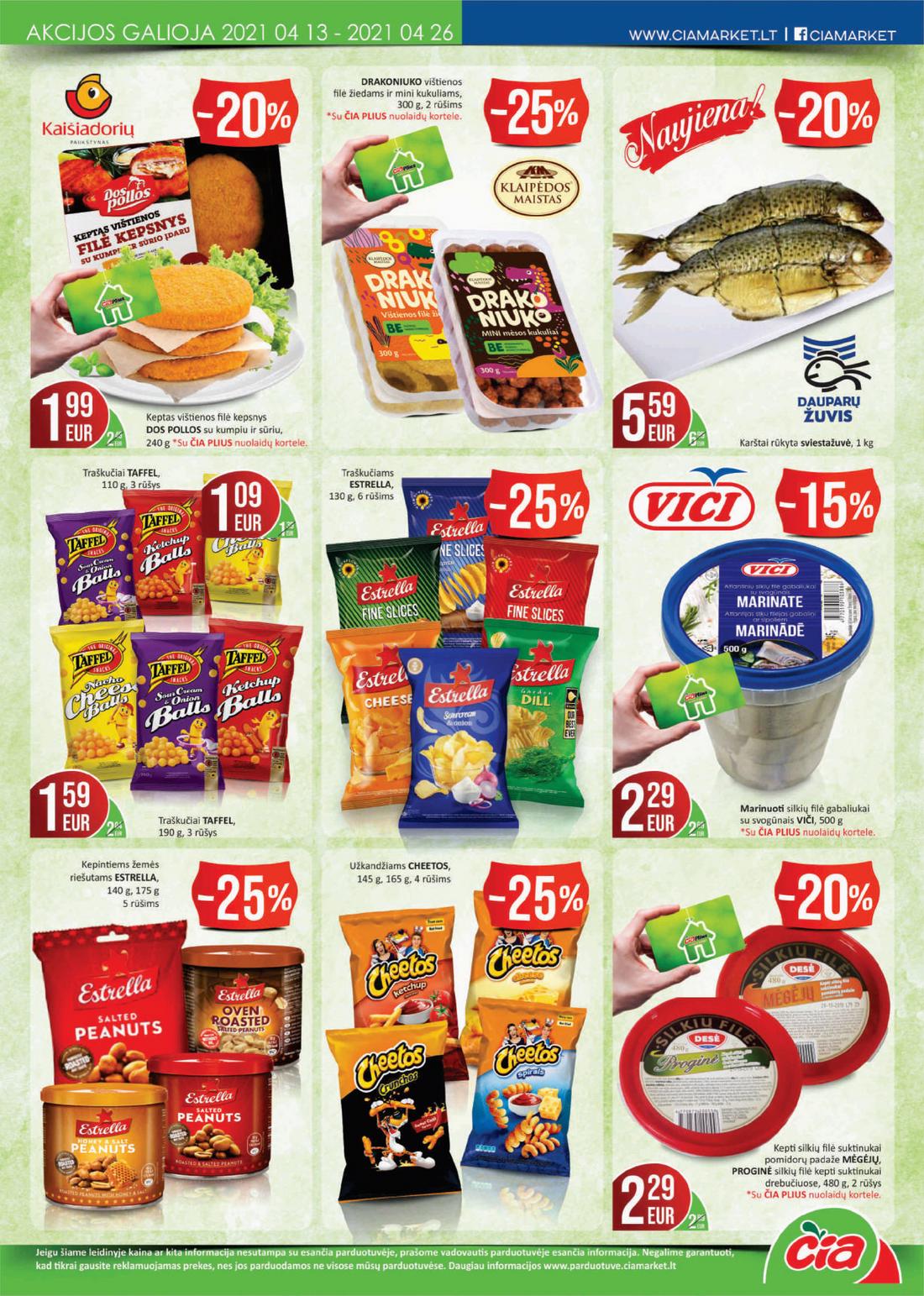 Čia market leidinys akcijos nuo 
  2021-04-14 iki 
  2021-04-26 | Leidinukas.lt puslapis 6