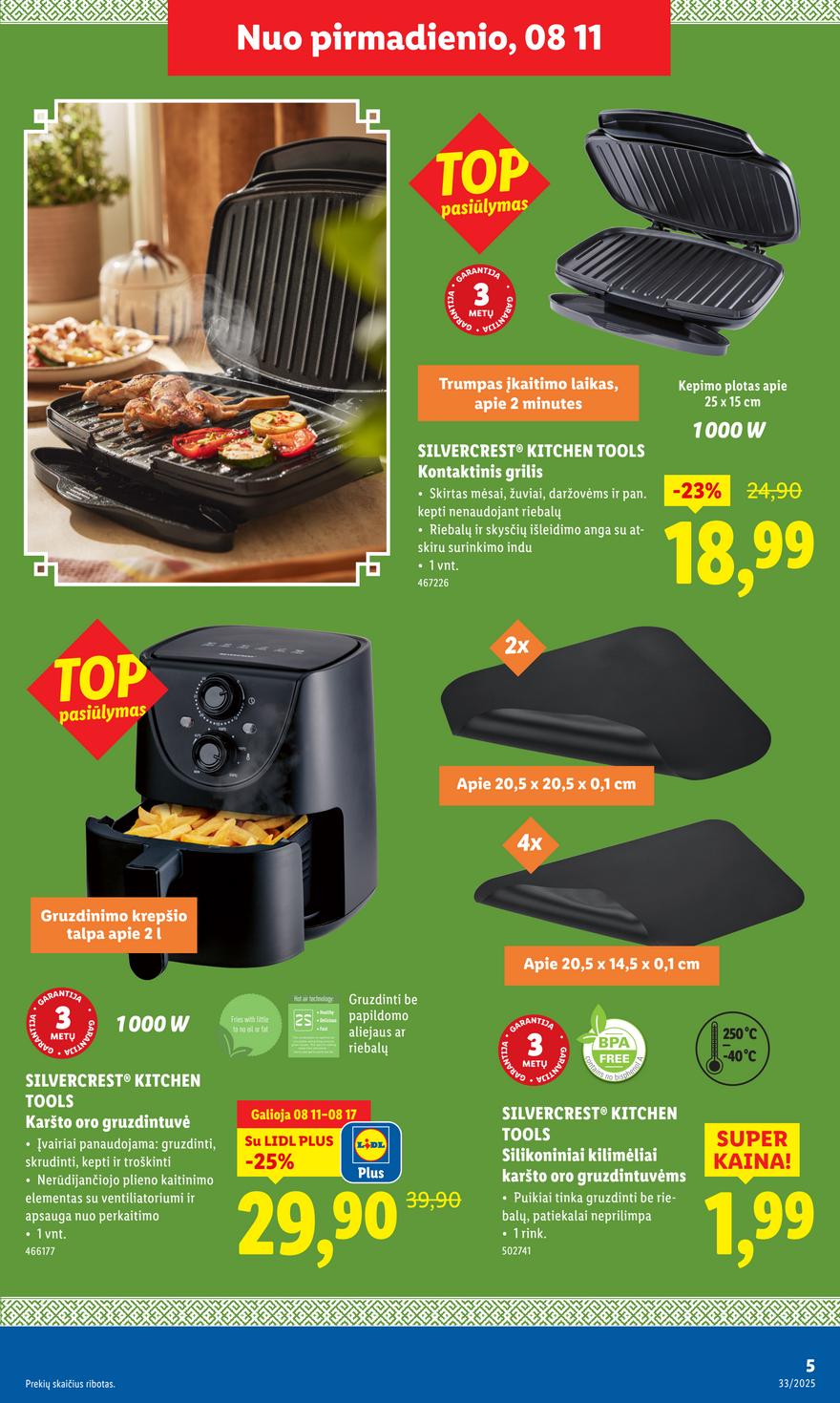 Lidl leidinys akcijos nuo 
  2025-08-11 iki 
  2025-08-17 | Leidinukas.lt puslapis 5