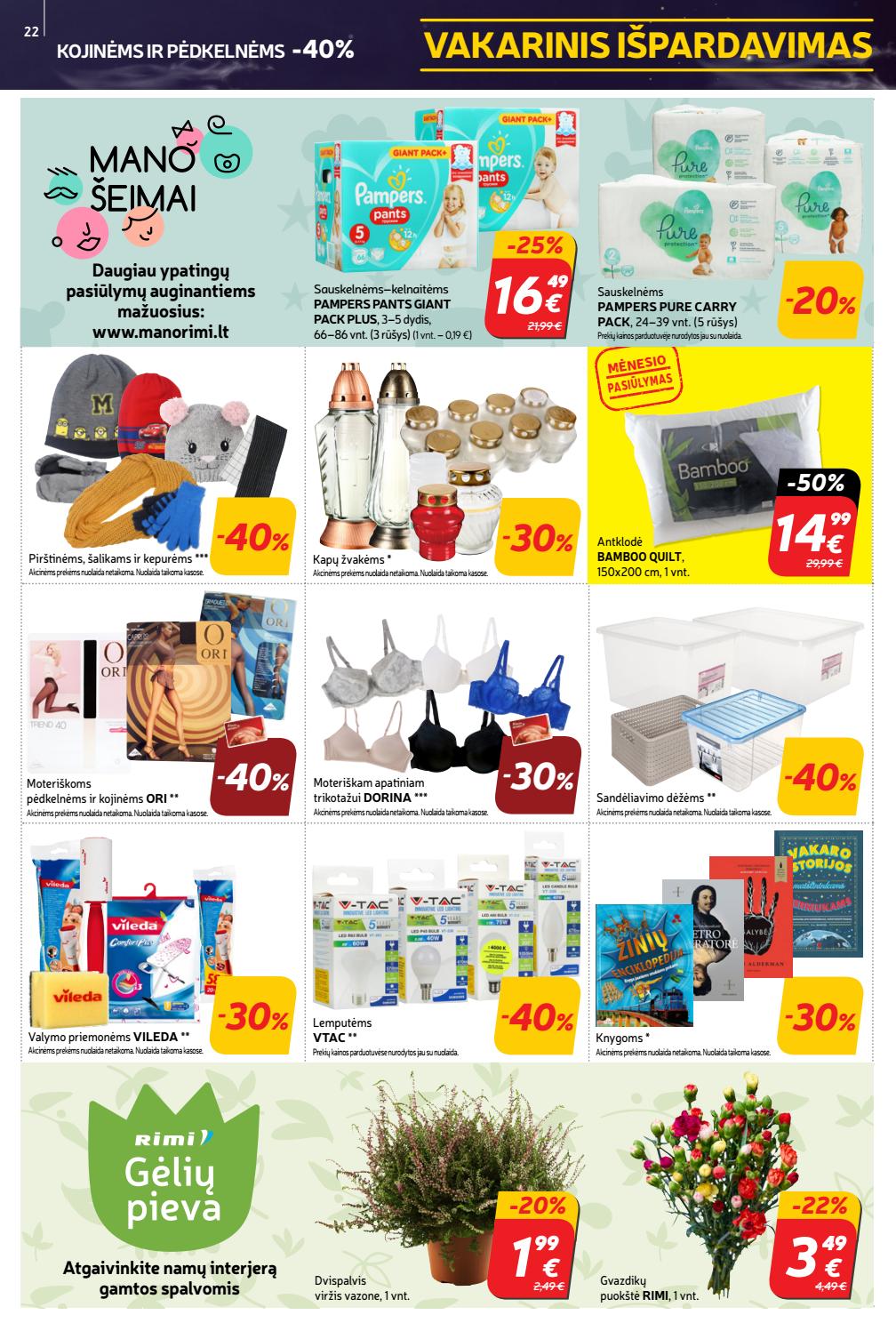 Rimi savaitinis leidinys akcijos nuo 
  2019-10-08 iki 
  2019-10-14 | Leidinukas.lt puslapis 22