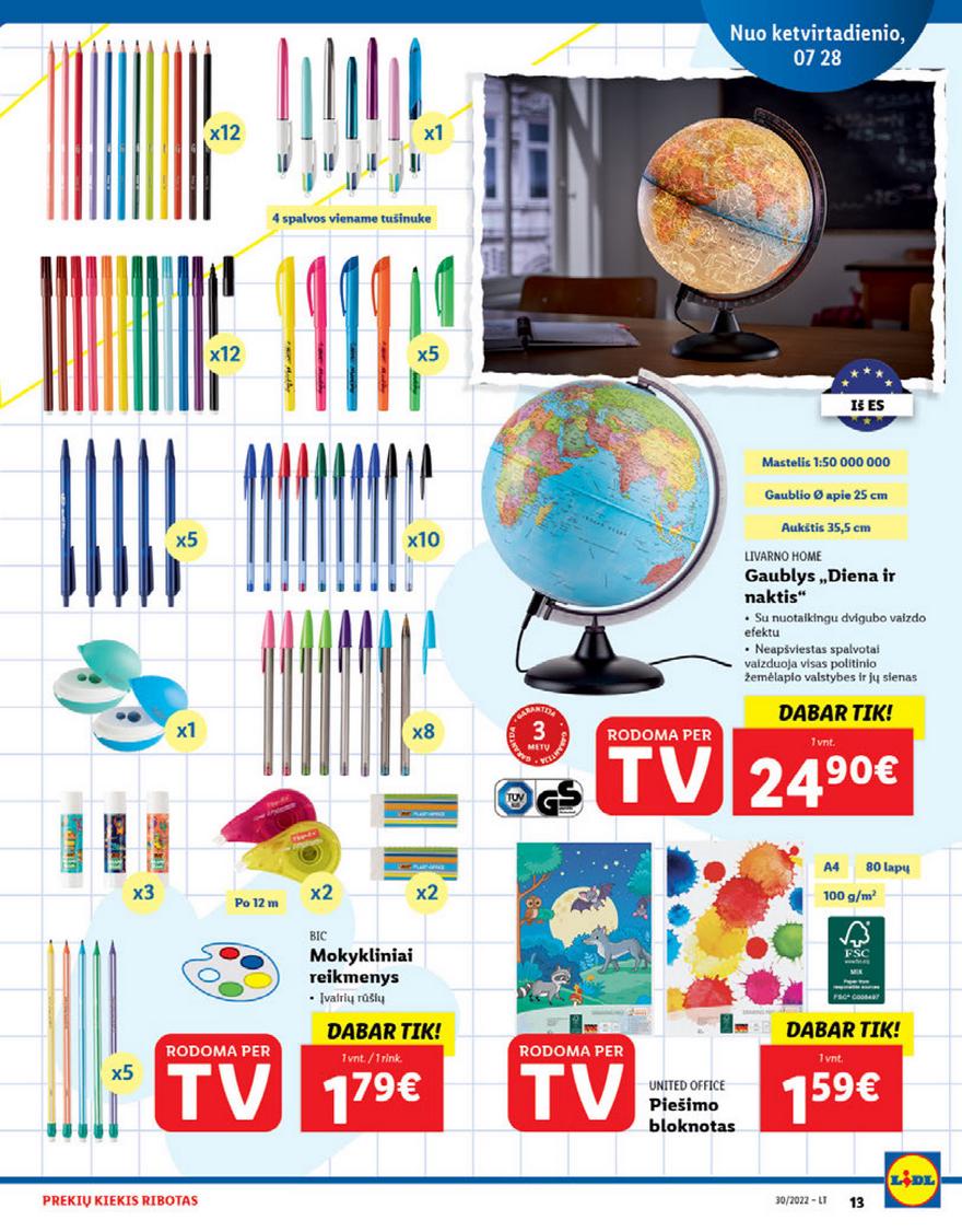 Lidl pasiūlymai akcijos nuo 
  2022-07-25 iki 
  2022-07-31 | Leidinukas.lt puslapis 13