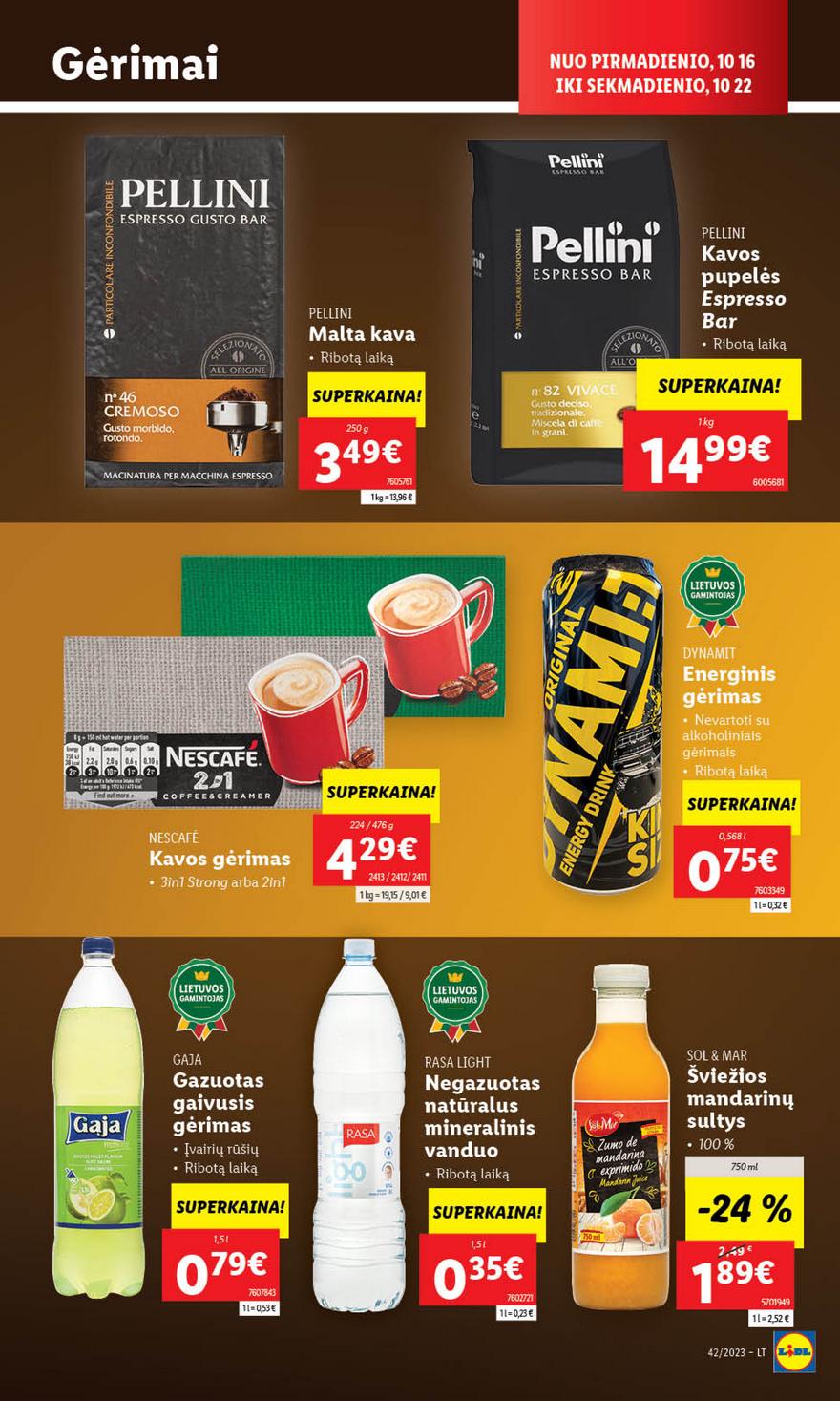 Lidl pasiūlymai akcijos nuo 
  2023-10-16 iki 
  2023-10-22 | Leidinukas.lt puslapis 36