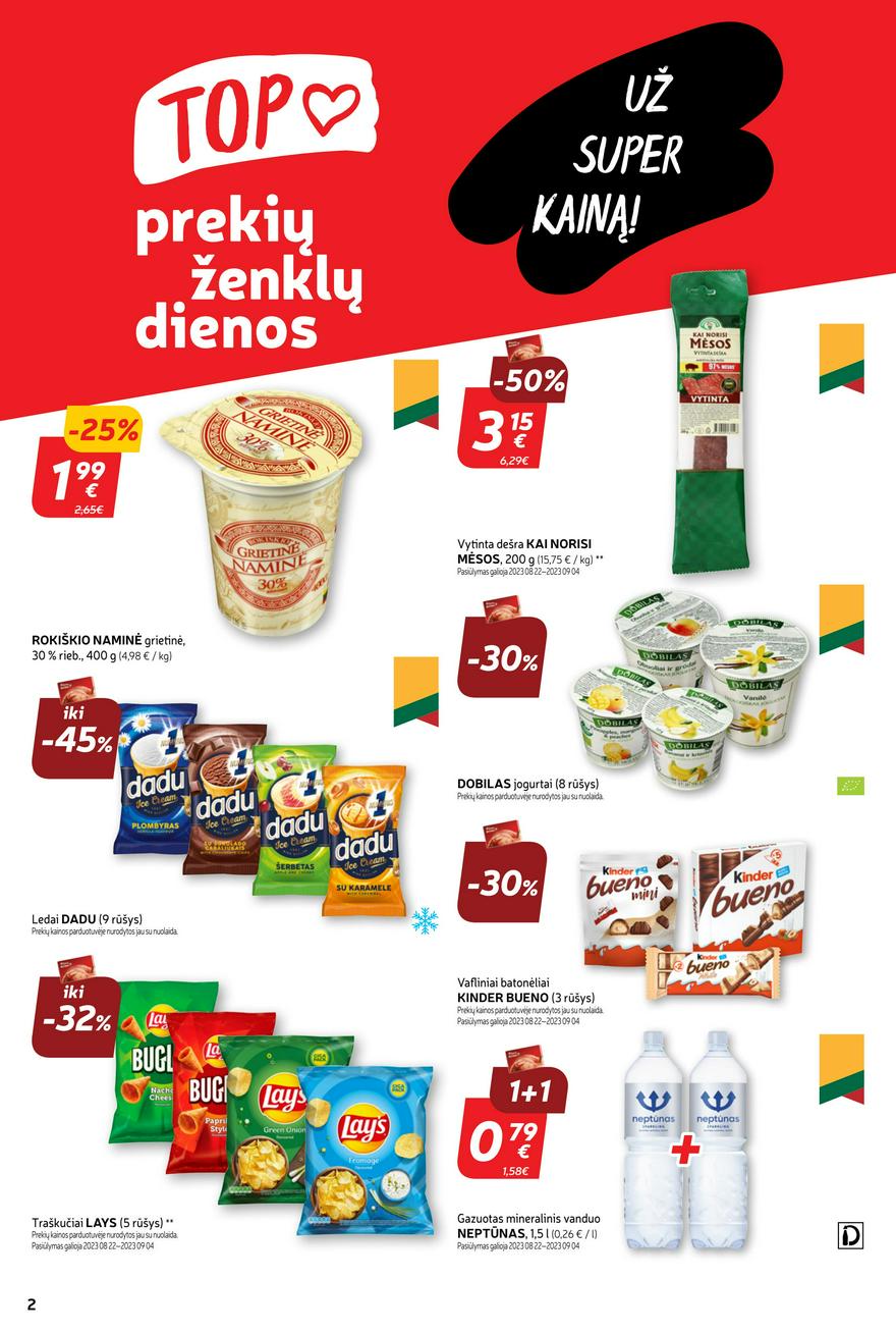 Rimi savaitinis leidinys akcijos nuo 
  2023-08-28 iki 
  2023-09-03 | Leidinukas.lt puslapis 2