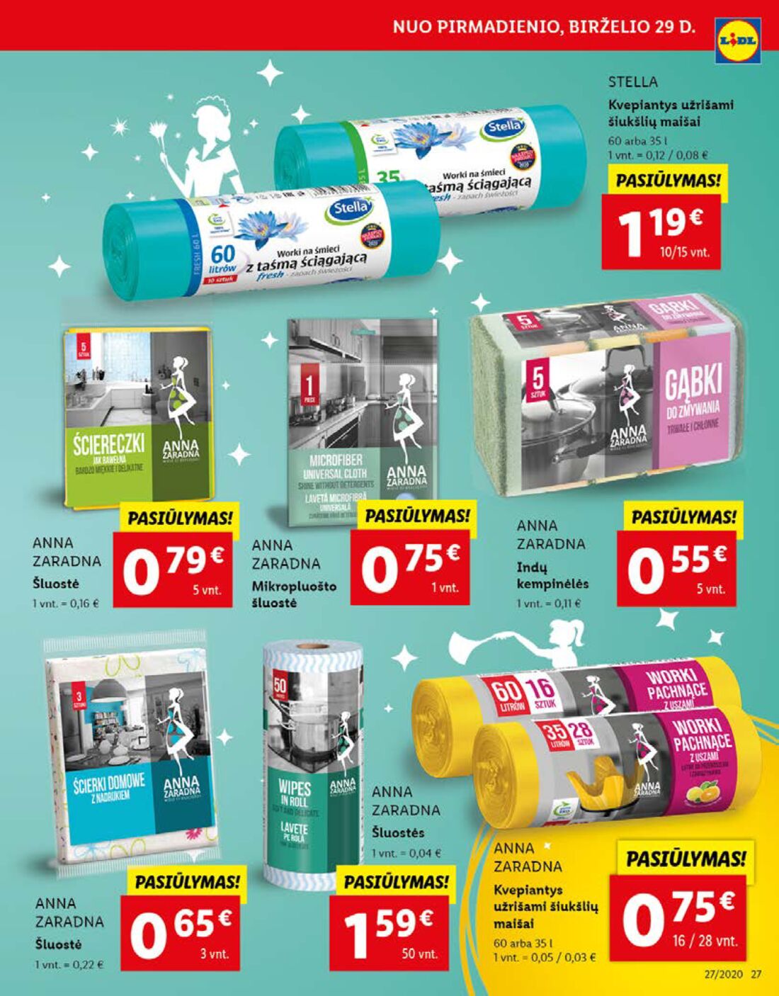 Lidl savaitinis leidinys akcijos nuo 
  2020-06-29 iki 
  2020-07-05 | Leidinukas.lt puslapis 27