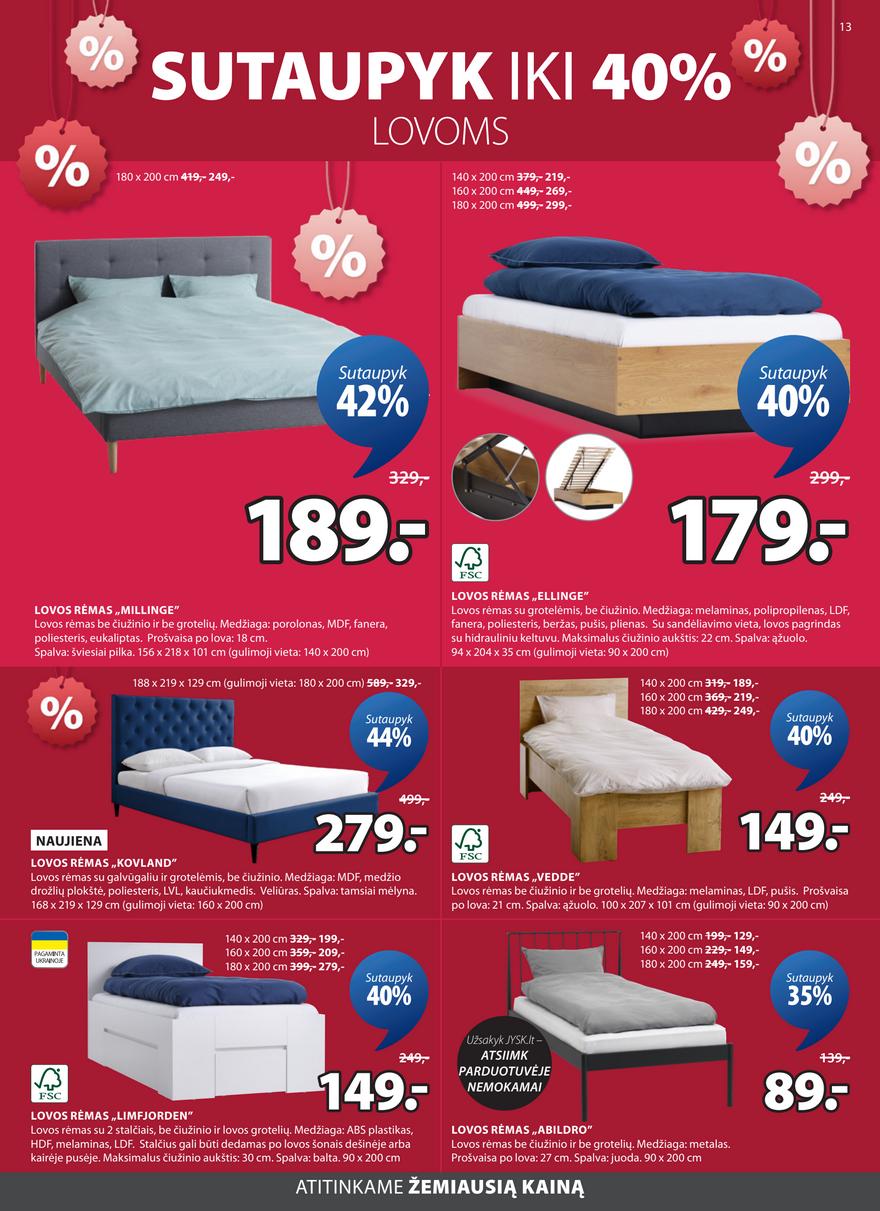 Jysk leidinys akcijos nuo 
  2025-12-26 iki 
  2026-01-05 | Leidinukas.lt puslapis 13