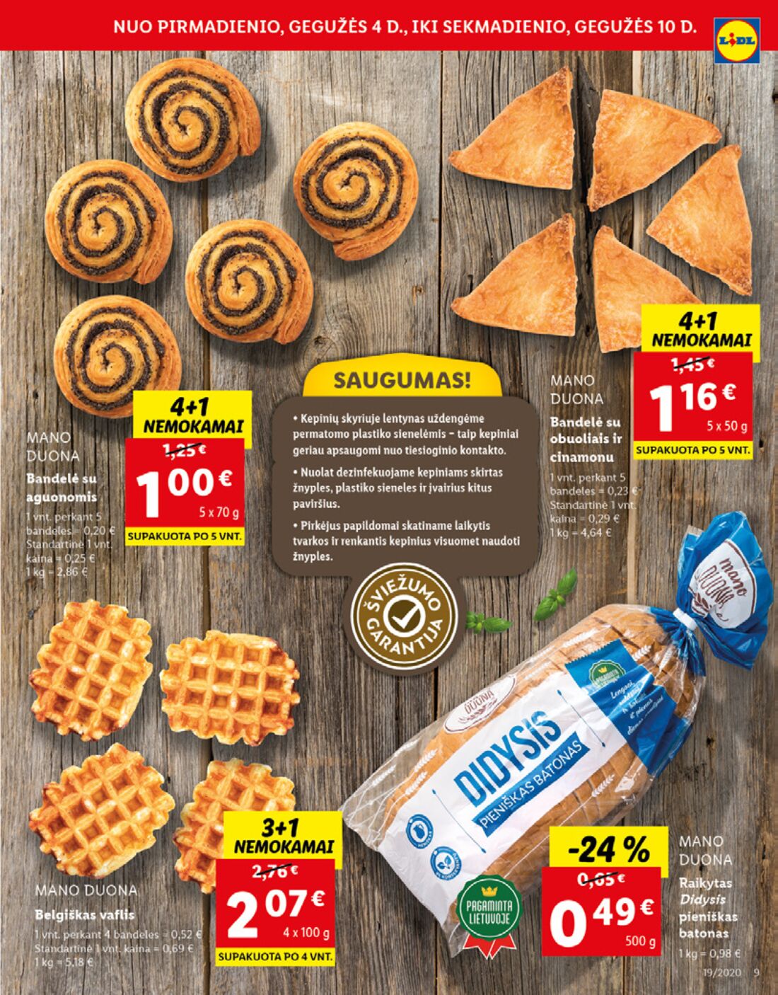 Lidl savaitinis leidinys akcijos nuo 
  2020-05-04 iki 
  2020-05-10 | Leidinukas.lt puslapis 9