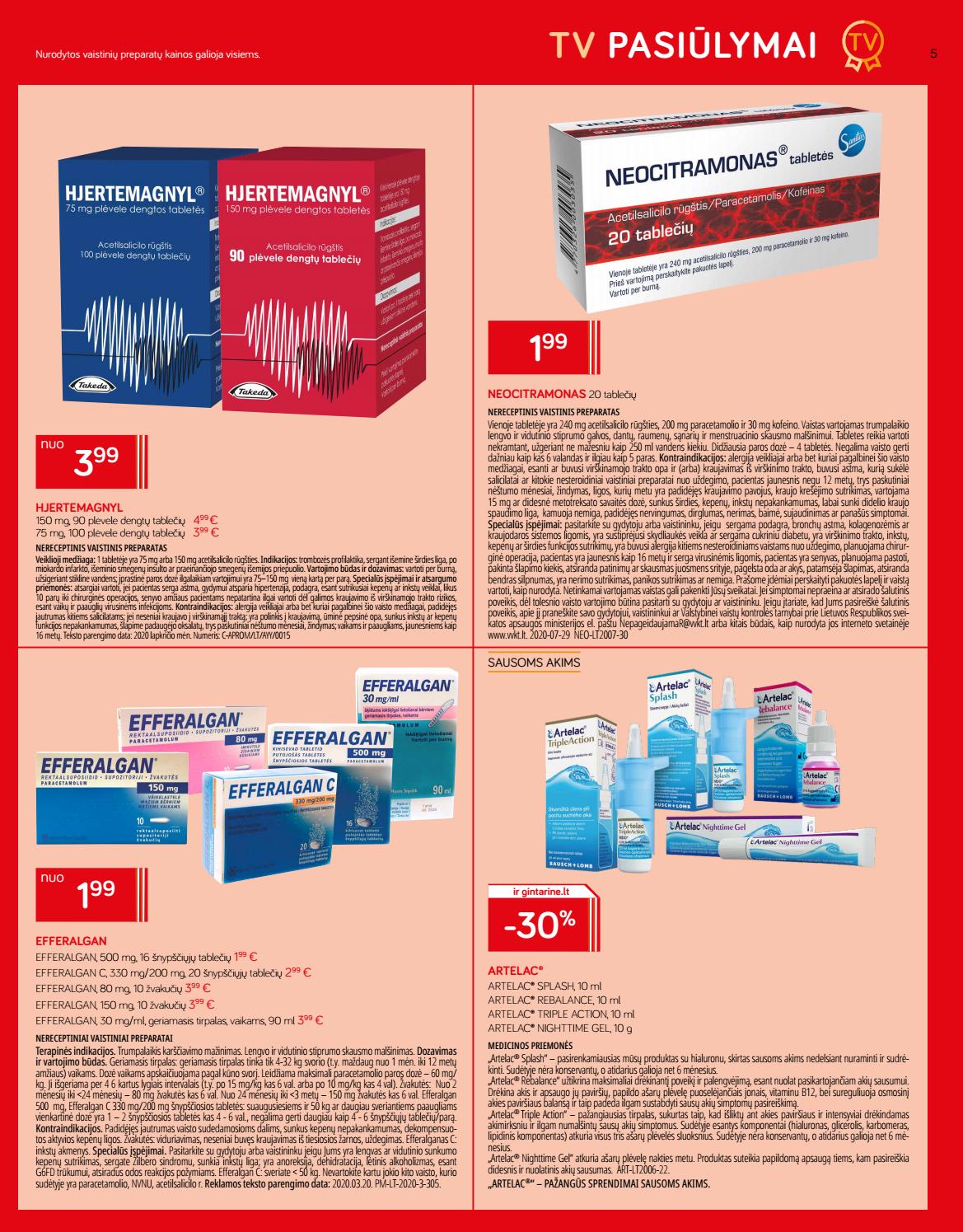 Gintarinė vaistinė leidinys akcijos nuo 
  2021-02-01 iki 
  2021-02-28 | Leidinukas.lt puslapis 5