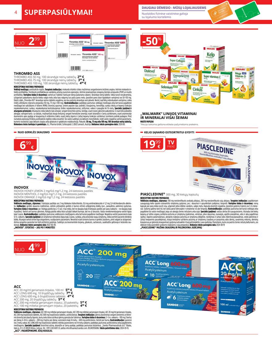 Gintarinės vaistinės leidinys akcijos nuo 
  2024-09-01 iki 
  2024-09-30 | Leidinukas.lt puslapis 4