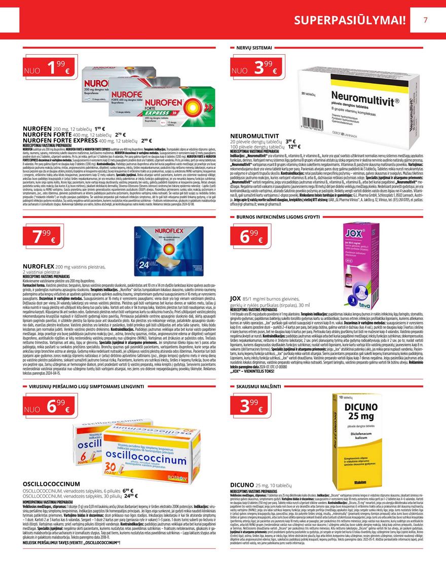 Gintarinės vaistinės leidinys akcijos nuo 
  2024-10-01 iki 
  2024-10-31 | Leidinukas.lt puslapis 7