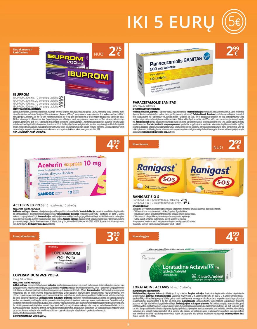 Gintarinės vaistinės leidinys akcijos nuo 
  2025-01-01 iki 
  2025-01-31 | Leidinukas.lt puslapis 3