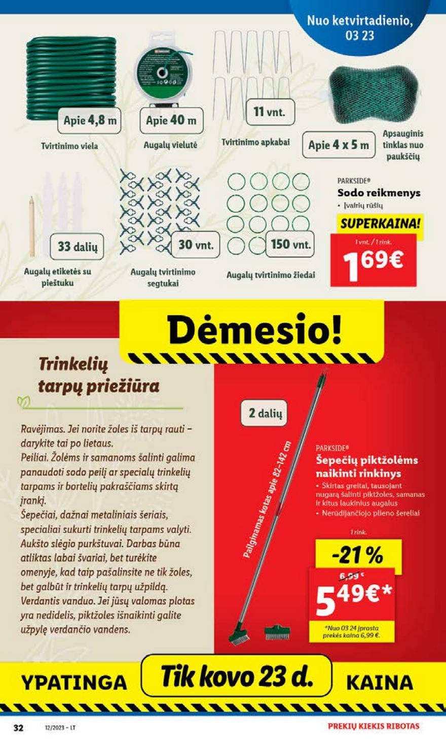 Ldil ne maisto prekių pasiūlymai akcijos nuo 
  2023-03-20 iki 
  2023-03-26 | Leidinukas.lt puslapis 24