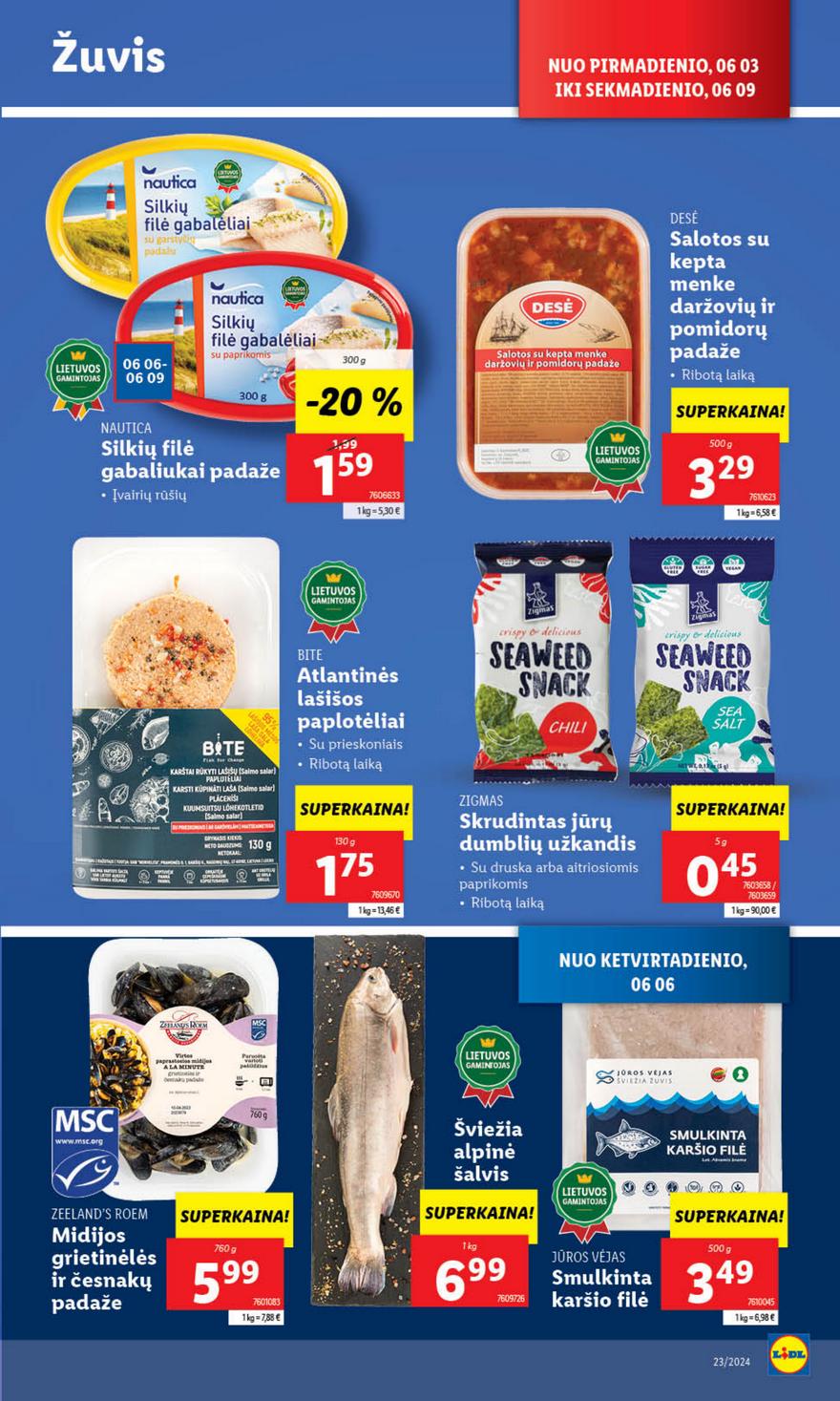 Lidl leidinys naujas akcijos nuo 
  2024-06-03 iki 
  2024-06-09 | Leidinukas.lt puslapis 24