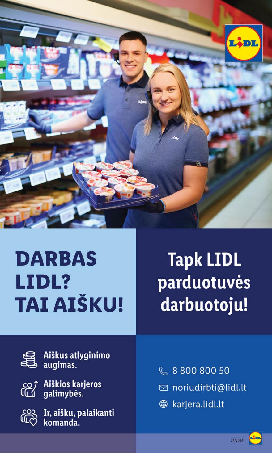 Lidl leidinys naujas akcijos nuo 
  2024-06-10 iki 
  2024-06-16 | Leidinukas.lt puslapis 38