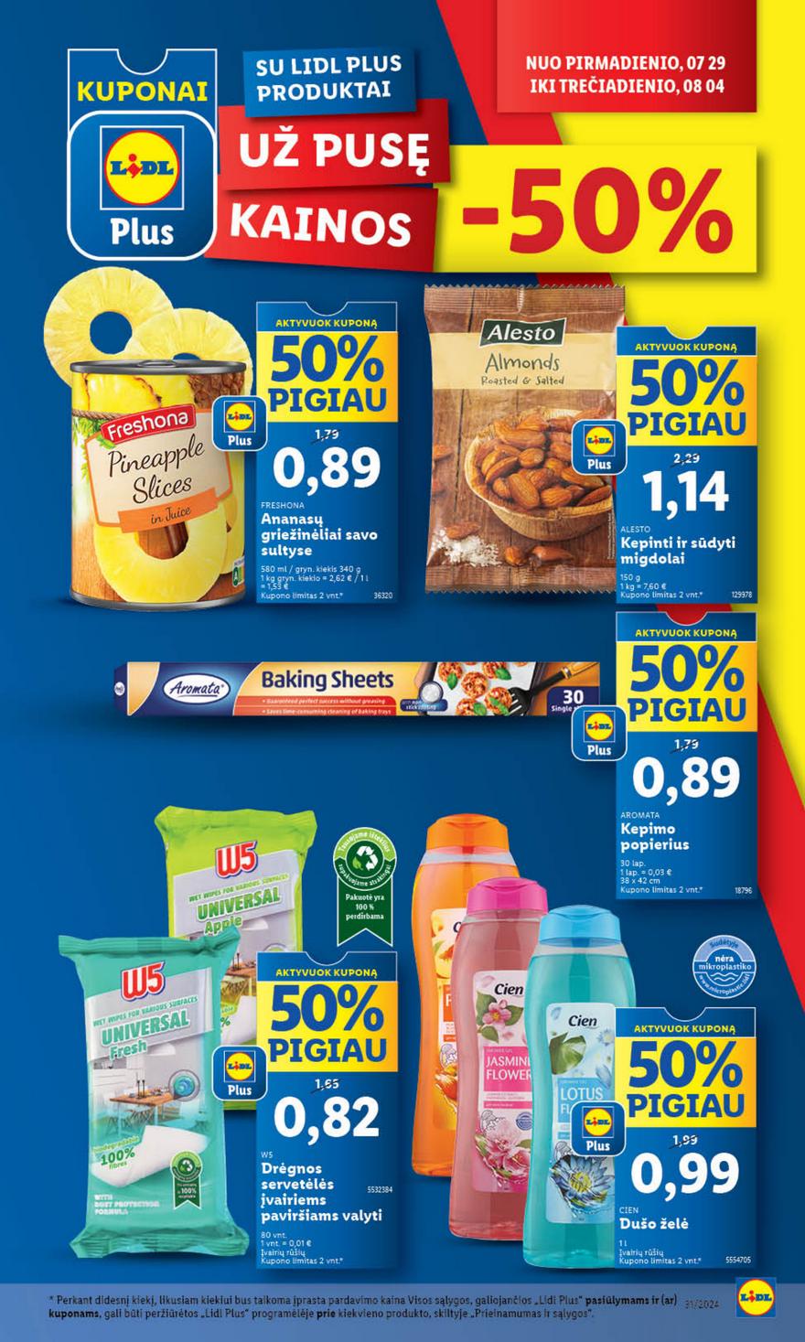 Lidl leidinys naujas akcijos nuo 
  2024-07-29 iki 
  2024-08-04 | Leidinukas.lt puslapis 3