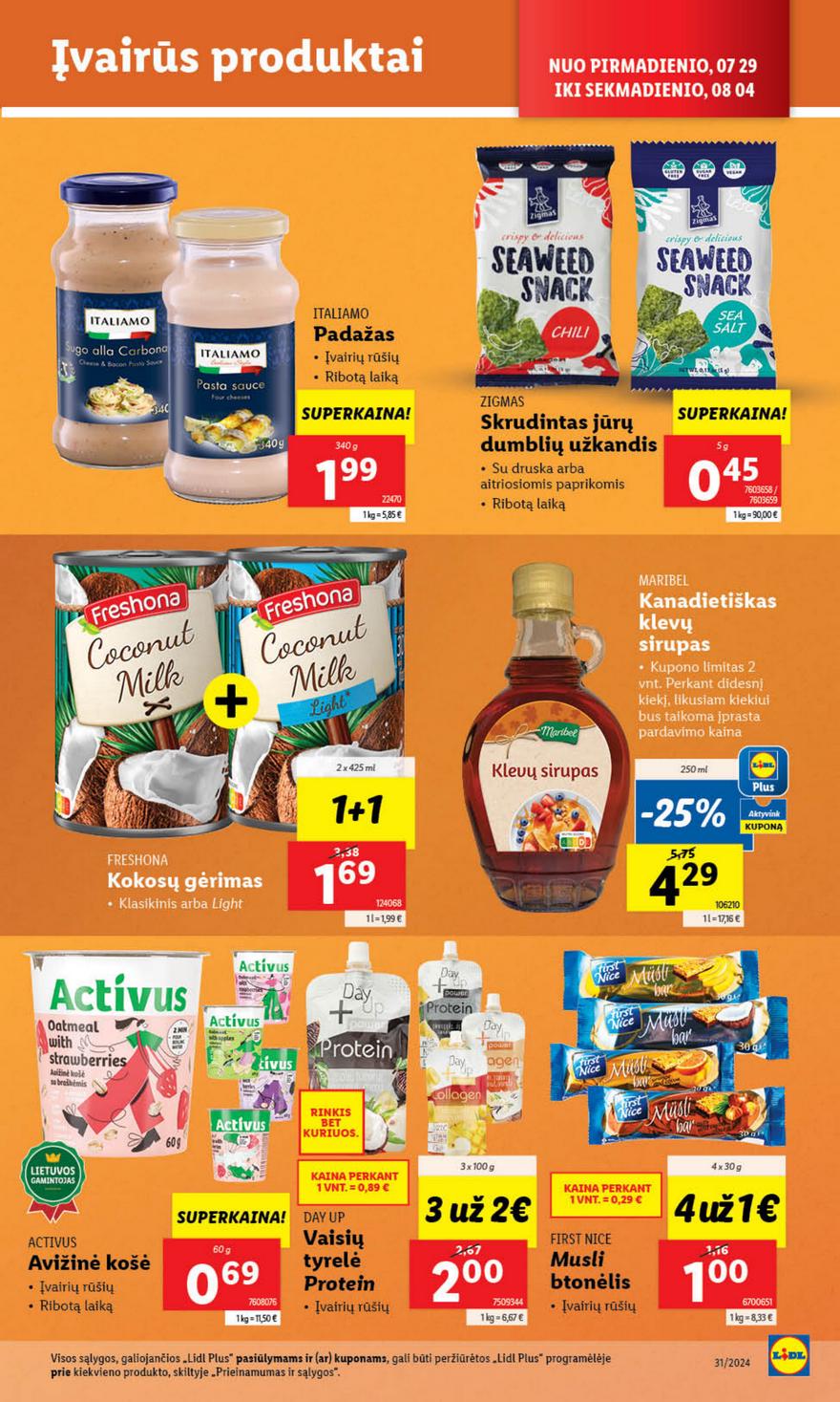 Lidl leidinys naujas akcijos nuo 
  2024-07-29 iki 
  2024-08-04 | Leidinukas.lt puslapis 27