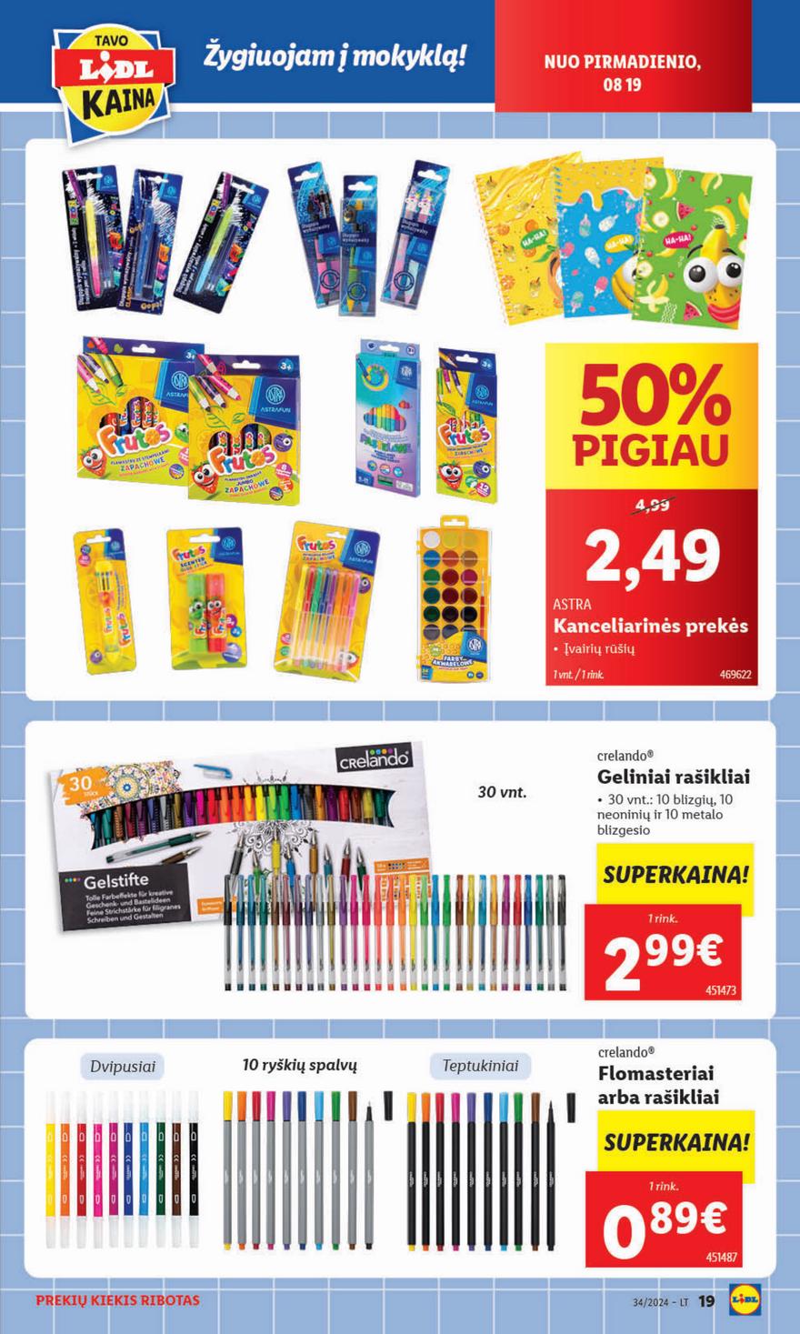 Lidl leidinys naujas akcijos nuo 
  2024-08-19 iki 
  2024-08-25 | Leidinukas.lt puslapis 19