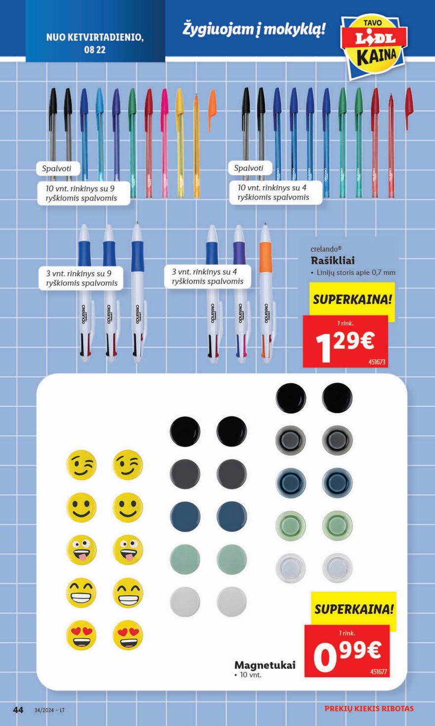 Lidl leidinys naujas akcijos nuo 
  2024-08-19 iki 
  2024-08-25 | Leidinukas.lt puslapis 44