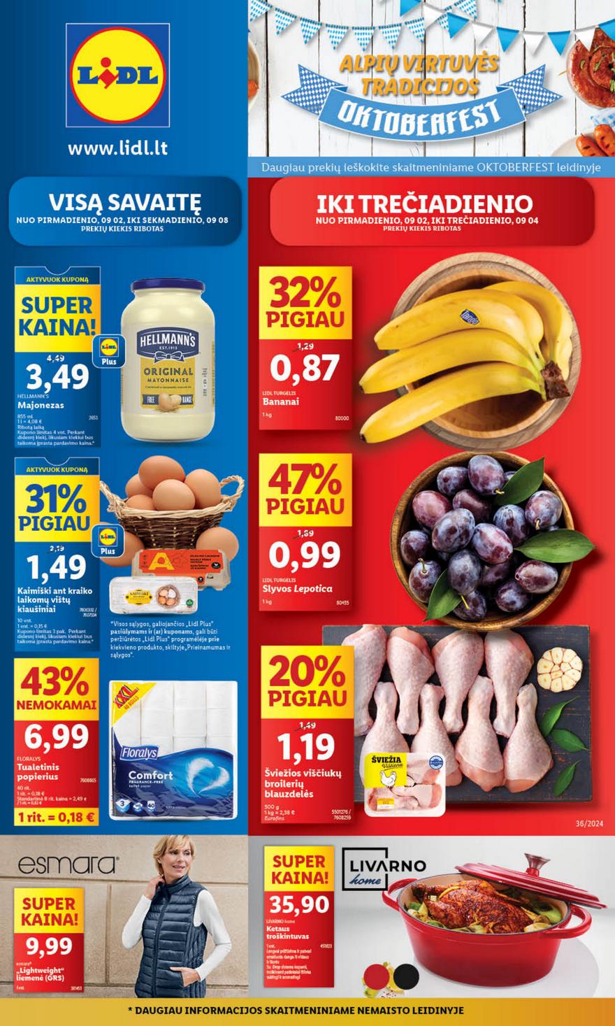 Lidl leidinys naujas akcijos nuo 
  2024-09-02 iki 
  2024-09-08 | Leidinukas.lt puslapis 1