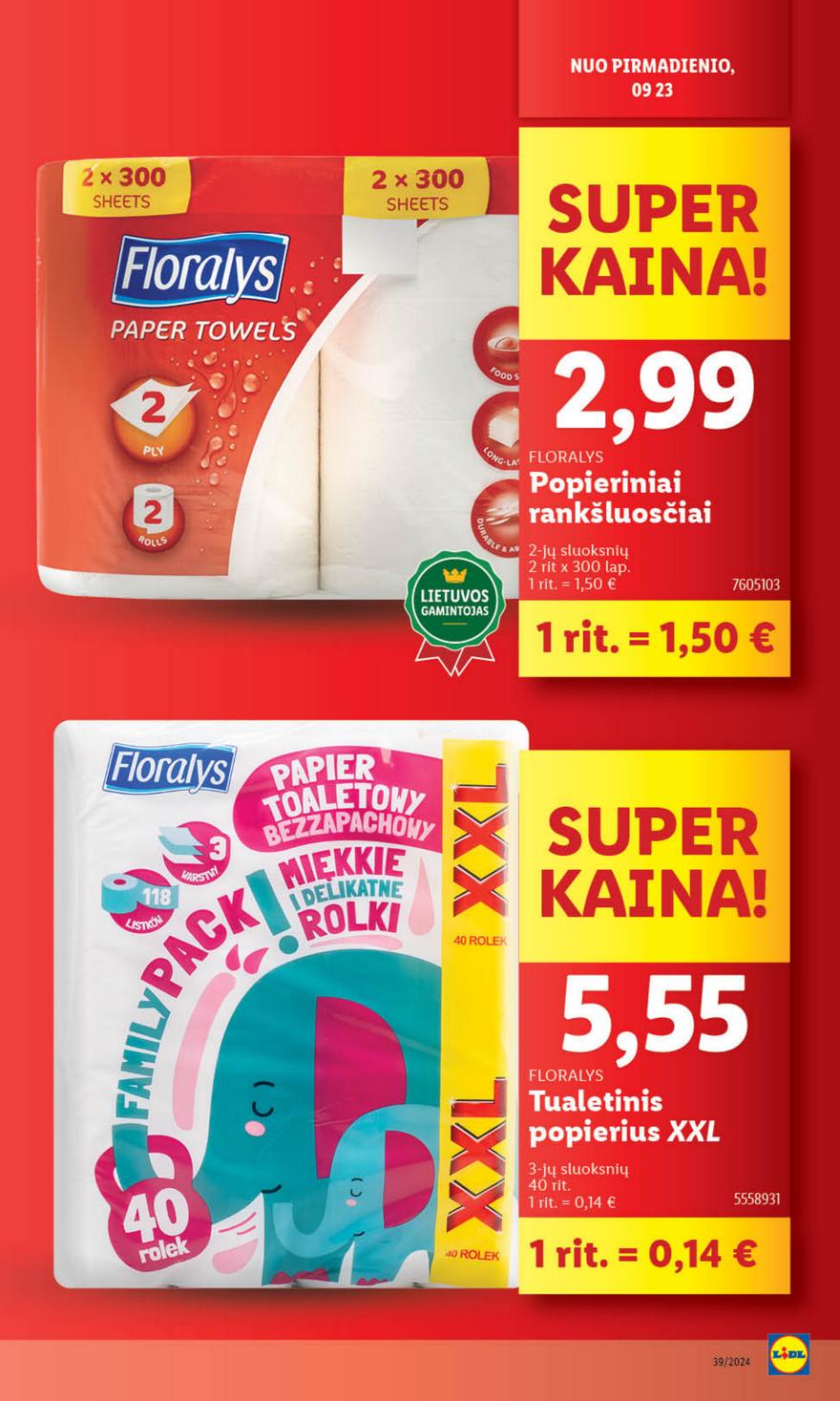 Lidl leidinys naujas akcijos nuo 
  2024-09-23 iki 
  2024-09-29 | Leidinukas.lt puslapis 13