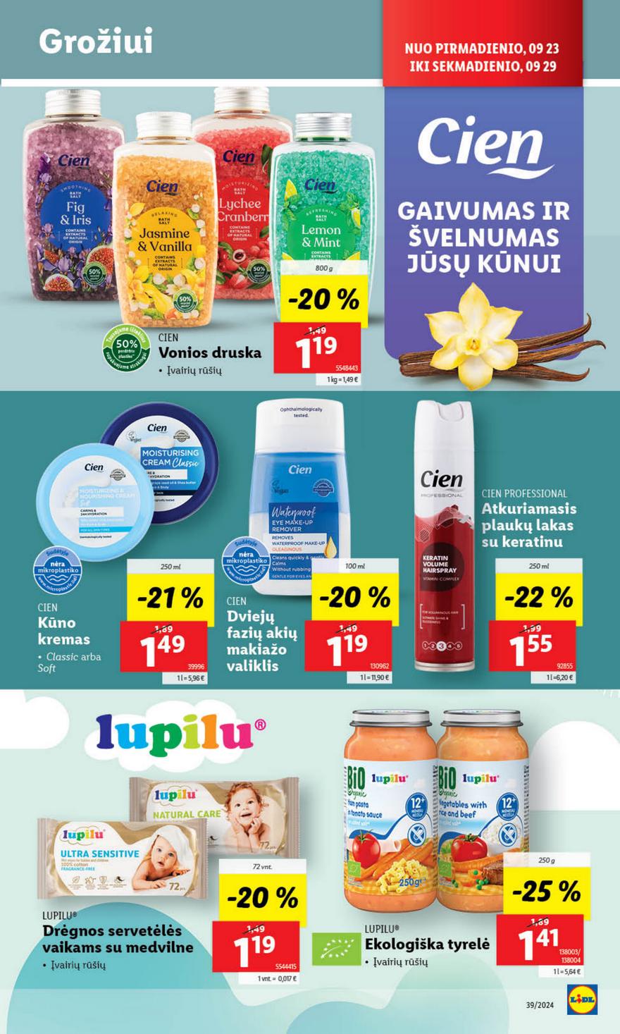 Lidl leidinys naujas akcijos nuo 
  2024-09-23 iki 
  2024-09-29 | Leidinukas.lt puslapis 30