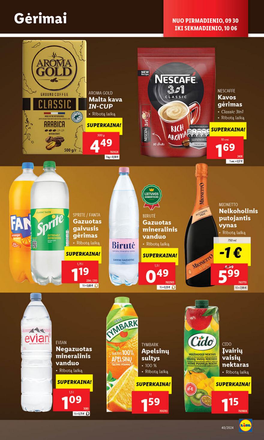 Lidl leidinys naujas akcijos nuo 
  2024-09-30 iki 
  2024-10-06 | Leidinukas.lt puslapis 29