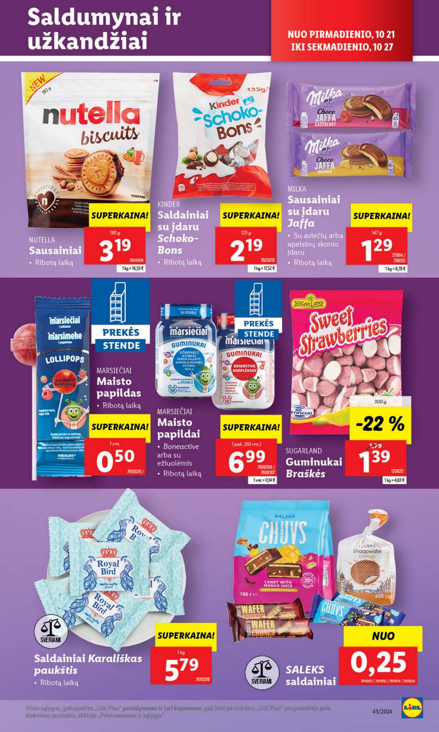 Lidl leidinys naujas akcijos nuo 
  2024-10-21 iki 
  2024-10-27 | Leidinukas.lt puslapis 30