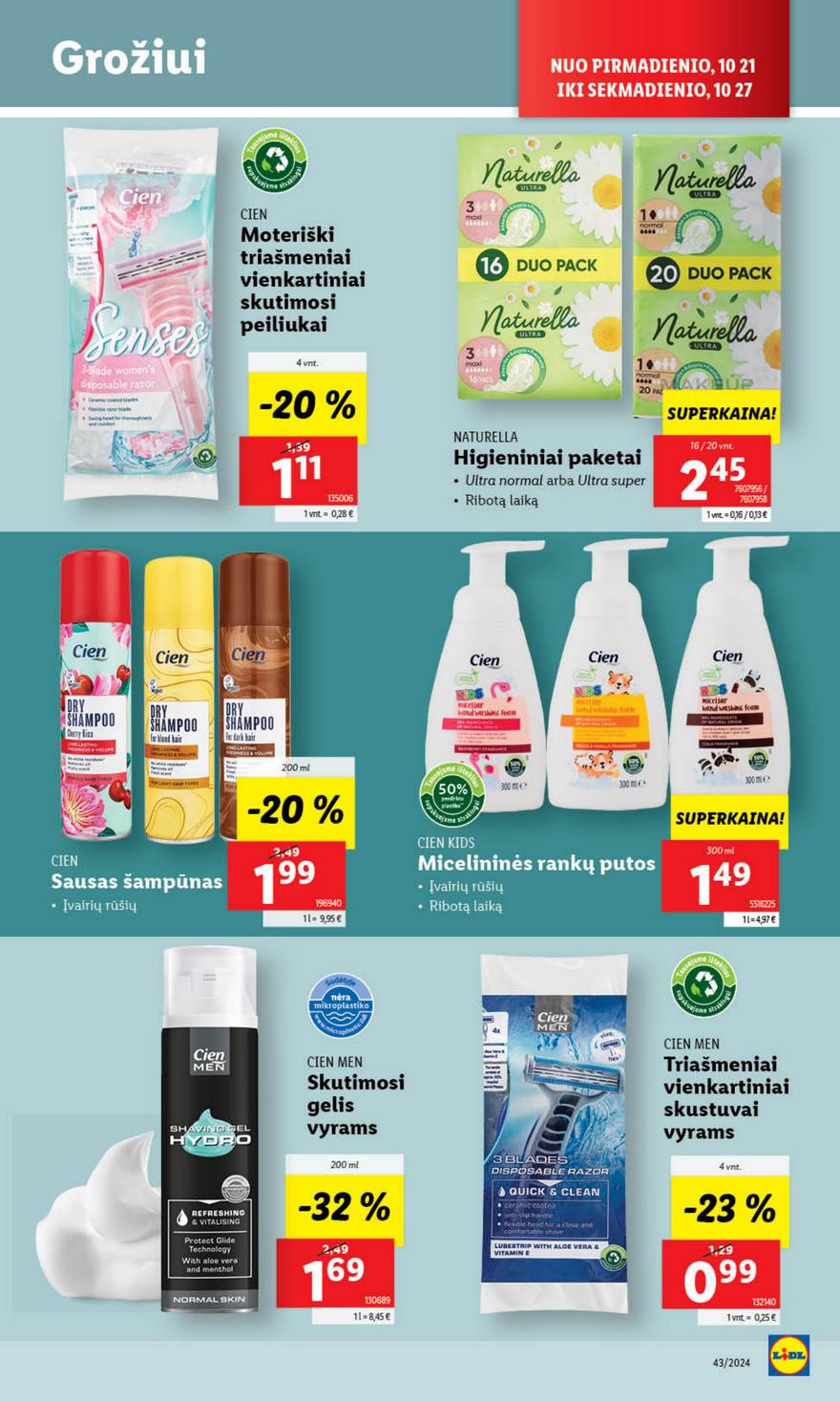 Lidl leidinys naujas akcijos nuo 
  2024-10-21 iki 
  2024-10-27 | Leidinukas.lt puslapis 35