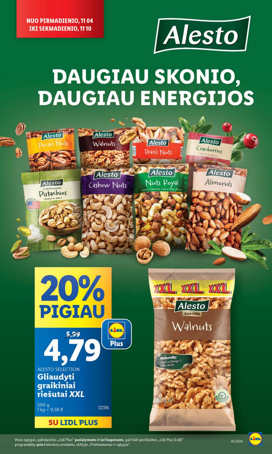 Lidl leidinys naujas akcijos nuo 
  2024-11-04 iki 
  2024-11-10 | Leidinukas.lt puslapis 2