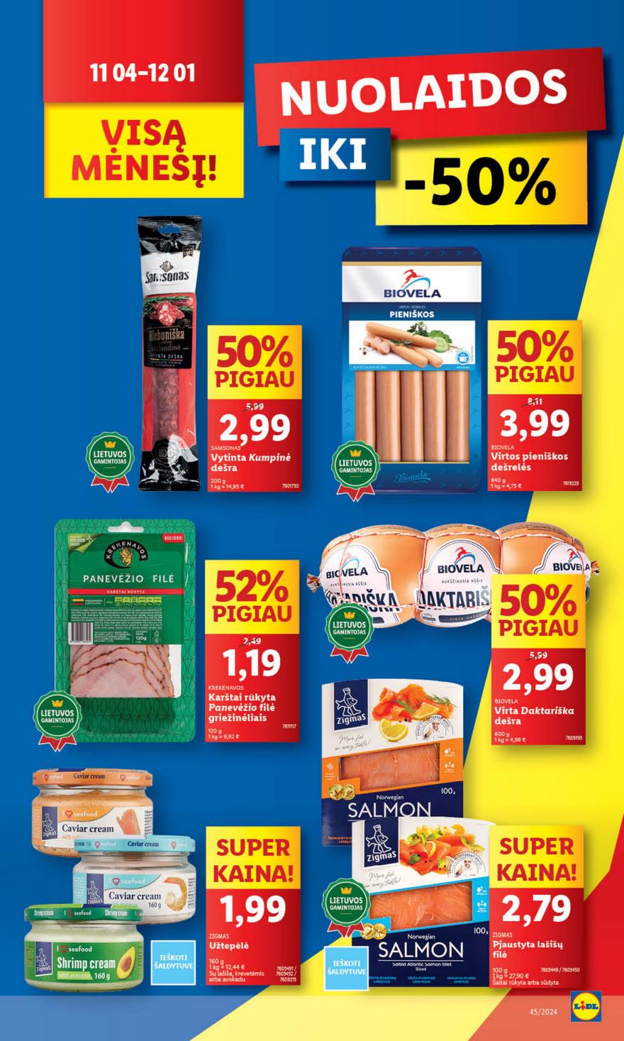 Lidl leidinys naujas akcijos nuo 
  2024-11-04 iki 
  2024-11-10 | Leidinukas.lt puslapis 12