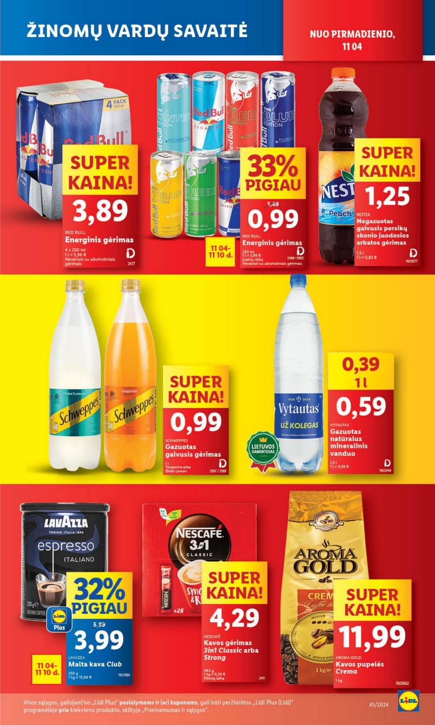 Lidl leidinys naujas akcijos nuo 
  2024-11-04 iki 
  2024-11-10 | Leidinukas.lt puslapis 15