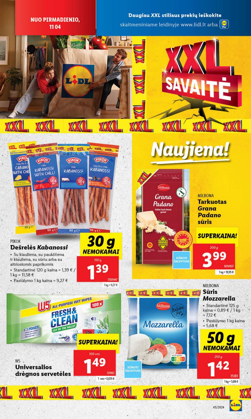 Lidl leidinys naujas akcijos nuo 
  2024-11-04 iki 
  2024-11-10 | Leidinukas.lt puslapis 26