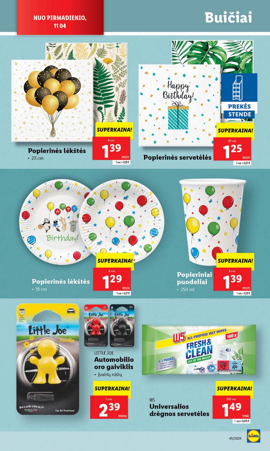 Lidl leidinys naujas akcijos nuo 
  2024-11-04 iki 
  2024-11-10 | Leidinukas.lt puslapis 42