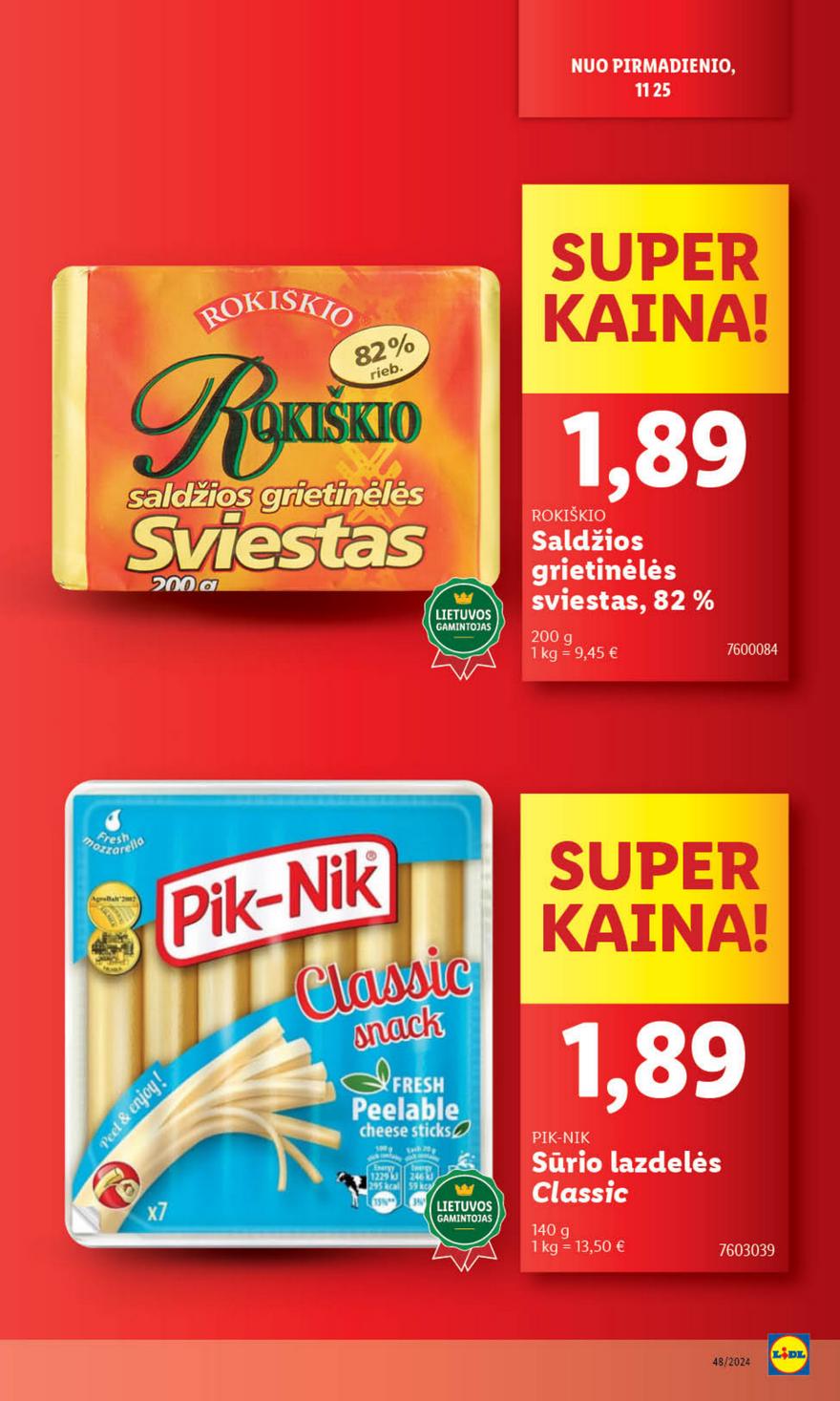 Lidl leidinys naujas akcijos nuo 
  2024-11-25 iki 
  2024-12-01 | Leidinukas.lt puslapis 13