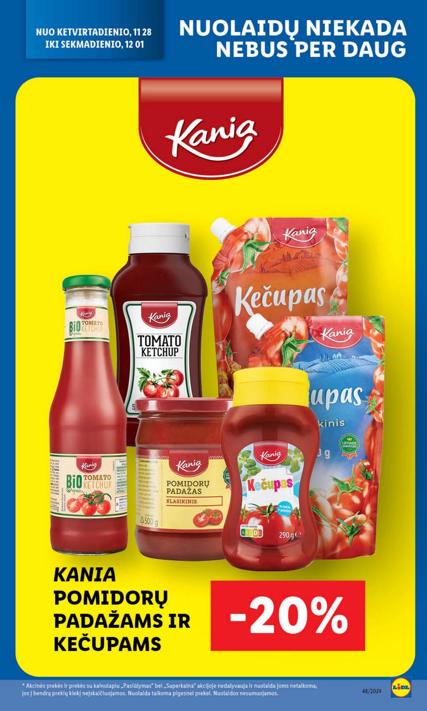 Lidl leidinys naujas akcijos nuo 
  2024-11-25 iki 
  2024-12-01 | Leidinukas.lt puslapis 47