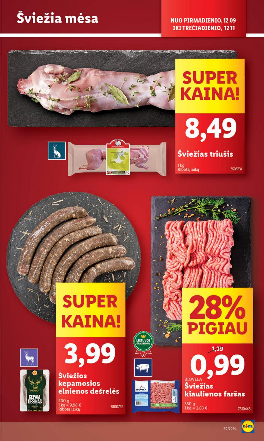 Lidl leidinys naujas akcijos nuo 
  2024-12-09 iki 
  2024-12-15 | Leidinukas.lt puslapis 11