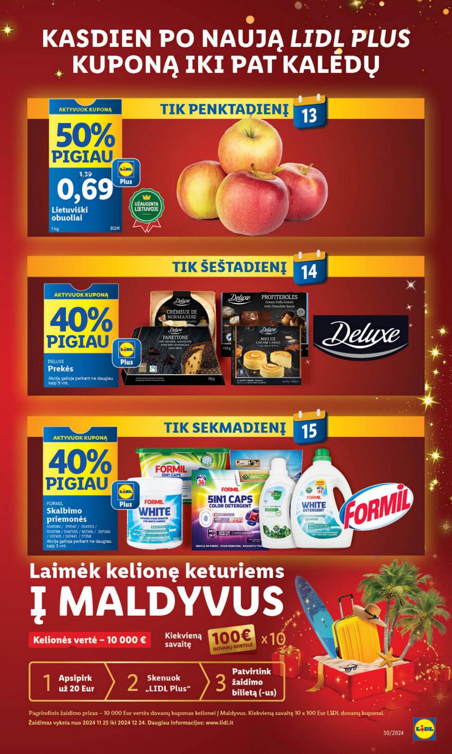 Lidl leidinys naujas akcijos nuo 
  2024-12-09 iki 
  2024-12-15 | Leidinukas.lt puslapis 3