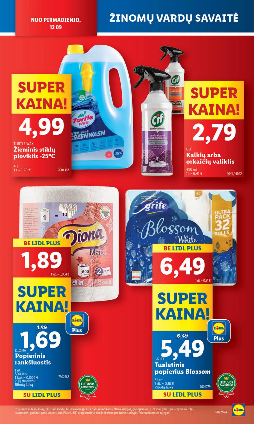 Lidl leidinys naujas akcijos nuo 
  2024-12-09 iki 
  2024-12-15 | Leidinukas.lt puslapis 28