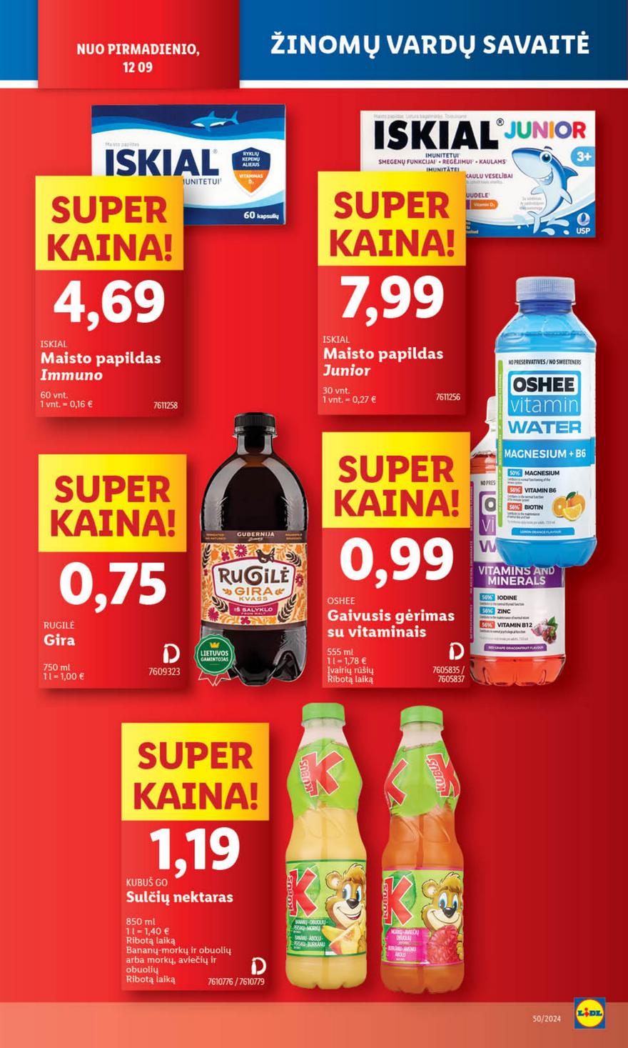 Lidl leidinys naujas akcijos nuo 
  2024-12-09 iki 
  2024-12-15 | Leidinukas.lt puslapis 30