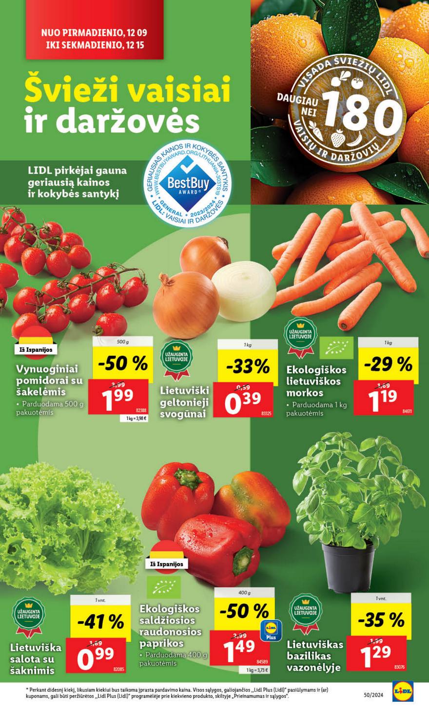 Lidl leidinys naujas akcijos nuo 
  2024-12-09 iki 
  2024-12-15 | Leidinukas.lt puslapis 4