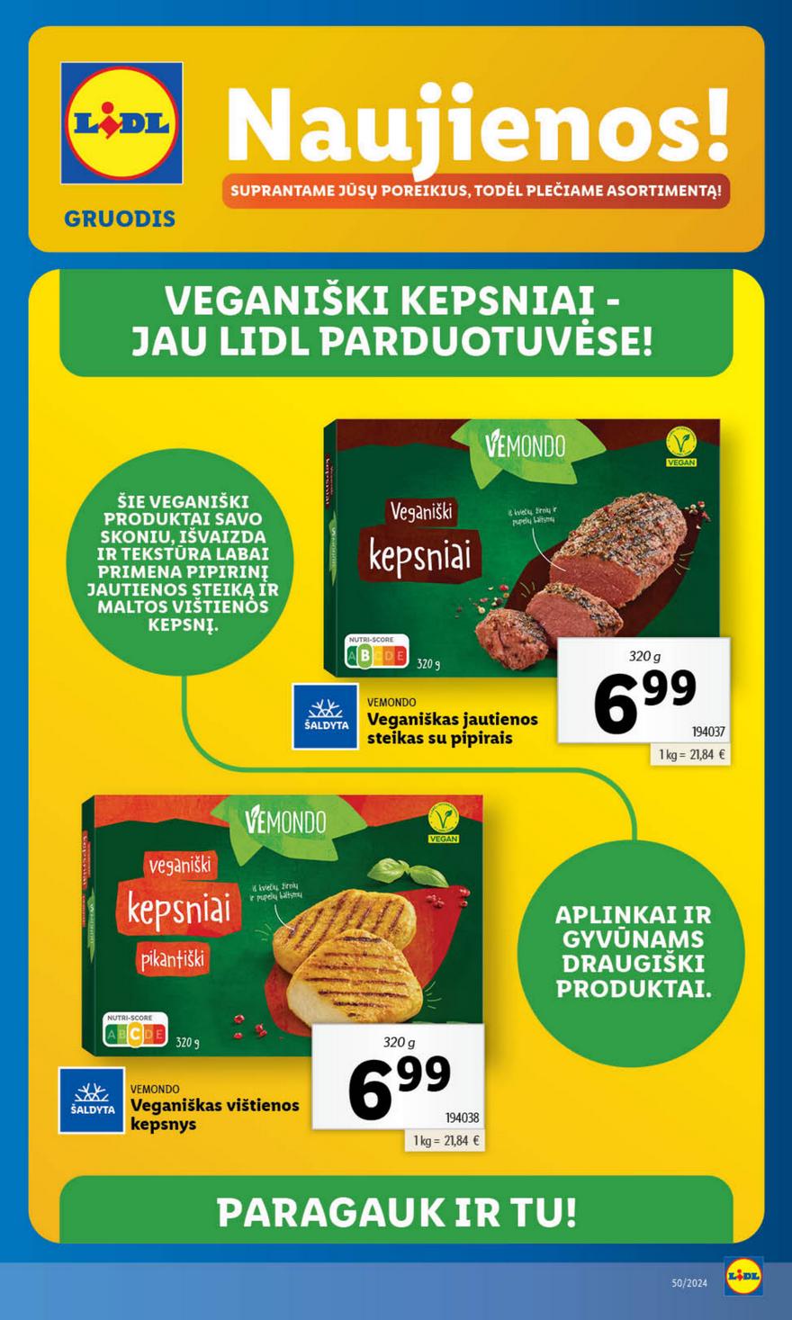 Lidl leidinys naujas akcijos nuo 
  2024-12-09 iki 
  2024-12-15 | Leidinukas.lt puslapis 9